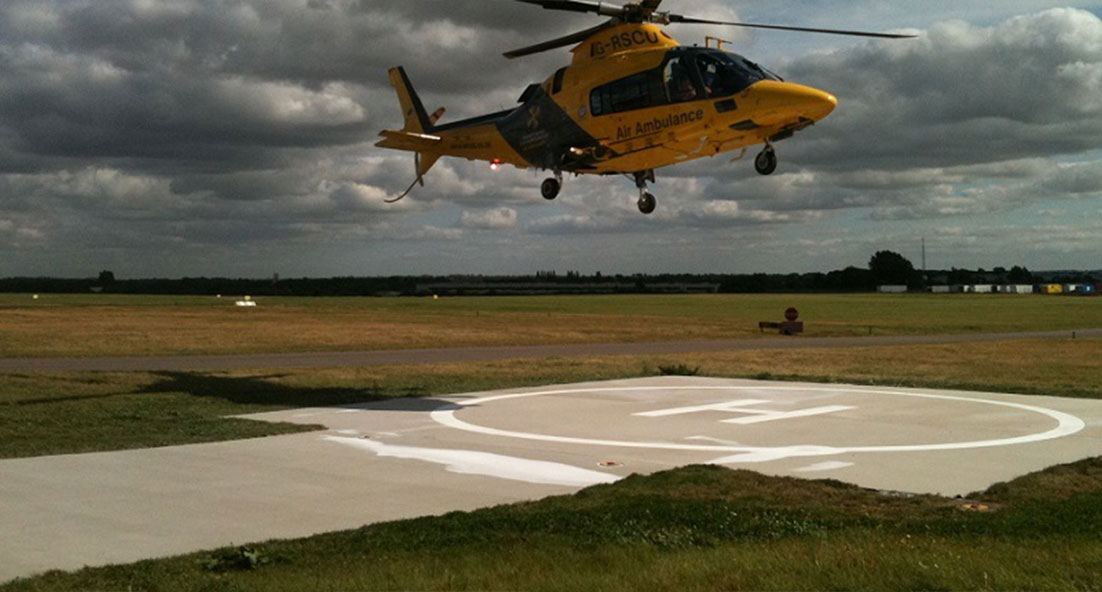 helicopter landing pad