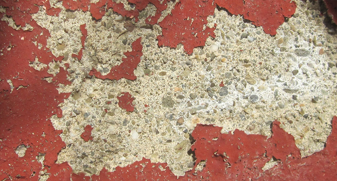 red garage floor paint peeling