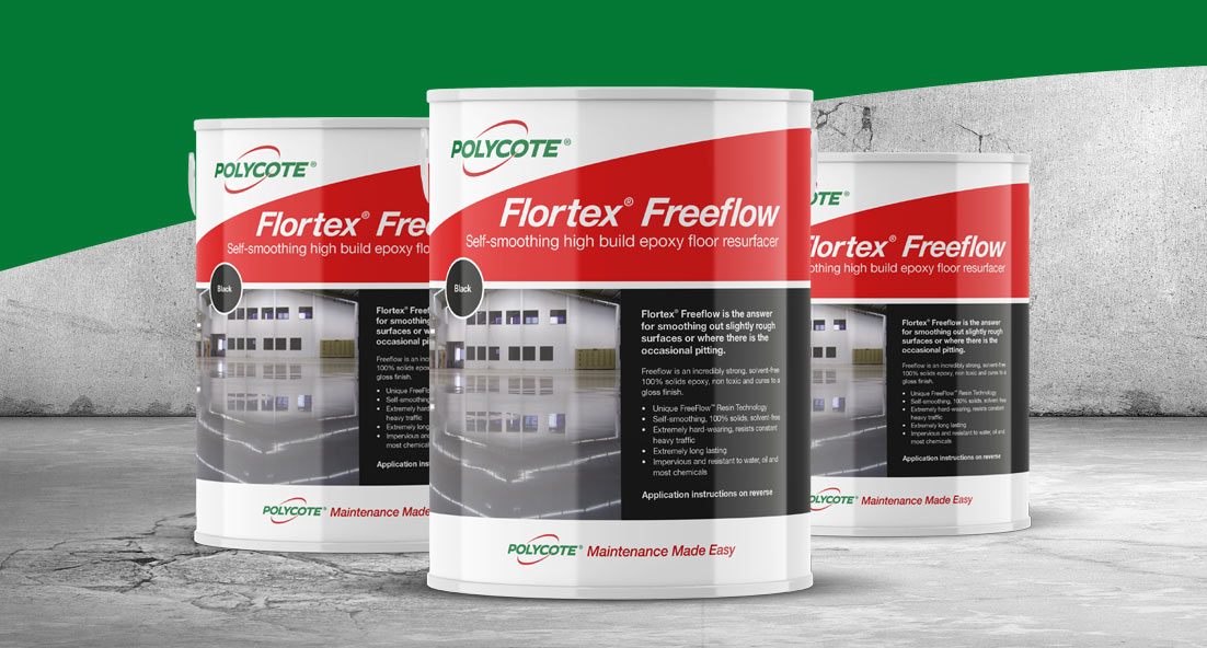 Flortex Freeflow epoxy floor resurfacer