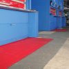 red kumfi flex anti slip mat in mechanic shop floor