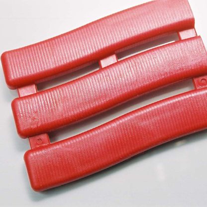 close up of red anti static anti slip mat
