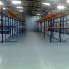 empty shelved warehouse