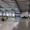 inside car warehouse