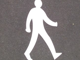 Thermoplastic Walking Man Road Marking