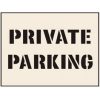 Stencils – private parking