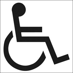 Stencils – wheelchair