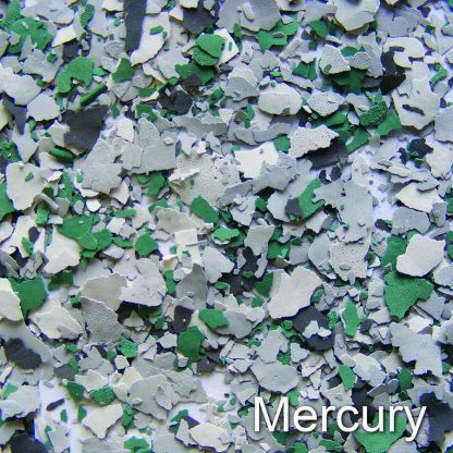Mercury Decorative Epoxy Flooring Flakes