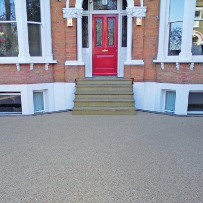 resin bound bonded screed outside front door