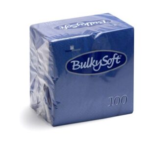 BulkySoft® Napkins Rainbow 3 ply 40x40 Blue