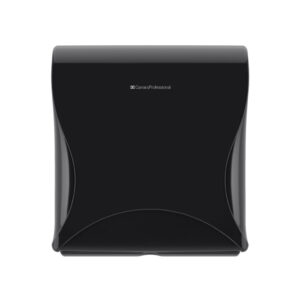 Double folded toilet tissue dispenser