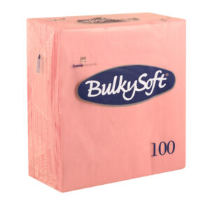 BulkySoft® Rainbow Napkins 40x40 2 Ply Pink