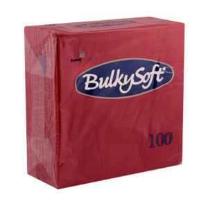 BulkySoft® Rainbow Napkins 40x40 2 Ply Bordeaux
