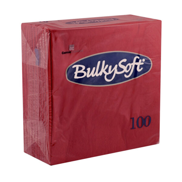BulkySoft® Rainbow Napkins 40x40 2 Ply Bordeaux