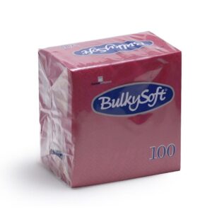 BulkySoft® Rainbow Napkins 33x33 2 Ply Bordeaux