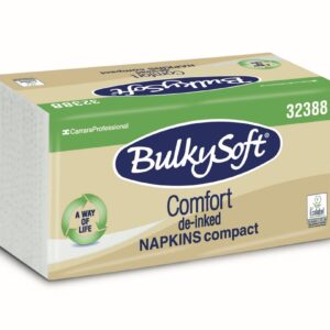 White 1-ply napkins
