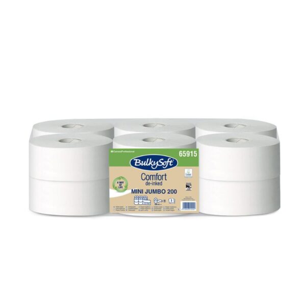 BulkySoft® Comfort Mini Jumbo Toilet Paper - 200MT
