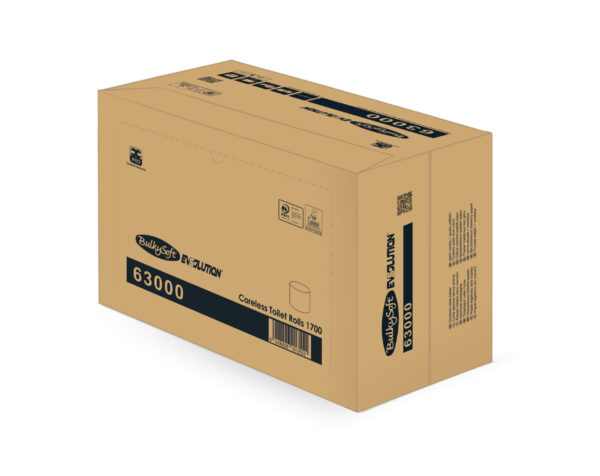 Coreless toilet tissue