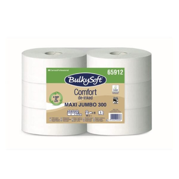 BulkySoft® Comfort Maxi Jumbo Toilet Paper - 300MT