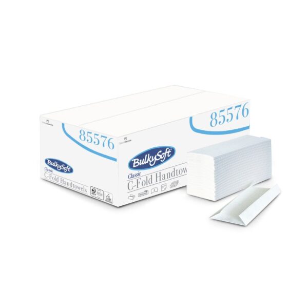 BulkySoft® Classic C-Fold 2 Ply Flushable Hand Towel