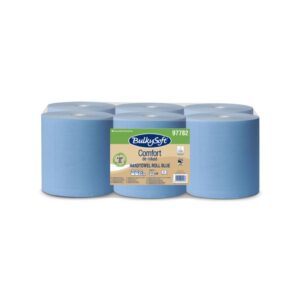 BulkySoft® Comfort Hand Towel Rolls Blue 100MT