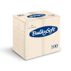 BulkySoft® Rainbow Napkins 40x40 2 Ply Cream