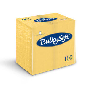 BulkySoft® Rainbow Napkins 40x40 2 Ply Yellow
