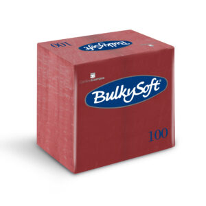 BulkySoft® Rainbow Napkins 40x40 2 Ply Burgundy