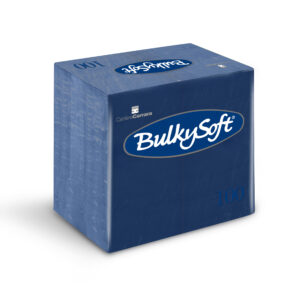 BulkySoft® Rainbow Napkins 40x40 2 Ply Blue