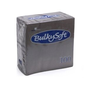 BulkySoft® Rainbow Napkins 33x33 2 Ply Grey