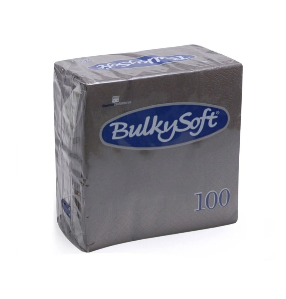 BulkySoft® Rainbow Napkins 33x33 2 Ply Grey