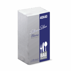 Linen Line Airlaid Napkins 40x40 - White