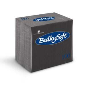 BulkySoft® Rainbow Napkins 40x40 2 Ply Black