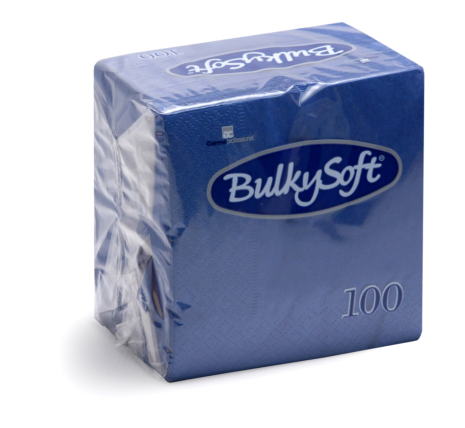 BulkySoft® Rainbow Napkins 40x40 3 Ply Blue