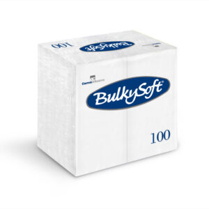Bulkysoft Napkins 40X40 3 Ply 1/8 Folded
